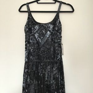 Adrianna Papell Sequined Mini Dress